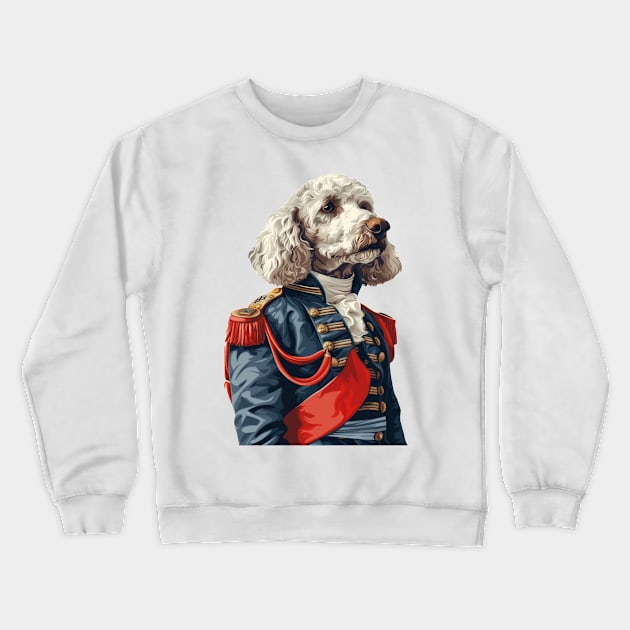 Poodle Napoleon Crewneck Sweatshirt by J and C Designs